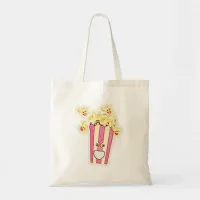 Happy Popcorn Pals Tote Bag