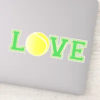 Love Tennis Fun Sports Sticker