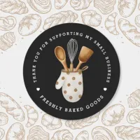 Elegant Custom Bakery Thank You Sticker