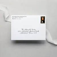 Chic Modern Simple Return Address Envelope