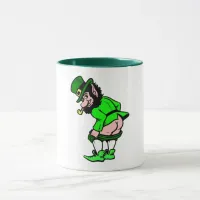 Mooning Leprechaun Mug