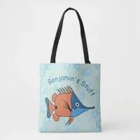 Cute Cartoon Fish Tote Bag