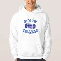 Epic State College Funny Blueprint Statement  Hoodie