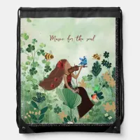 Play violin drawstring bag