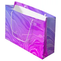 Trendy Modern Elegant Chic Marble Large Gift Bag