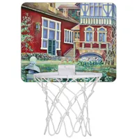 Sweden, Traditional Landscape Mini Basketball Hoop