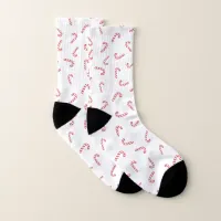 Candy Cane Christmas Socks