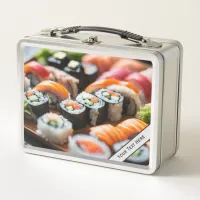 Sushi Dinner and Salmon Metal Lunch Box