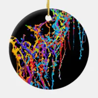 Pride Drip Pattern Ornament