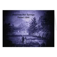 Arkansas Hot Springs Vintage 1844