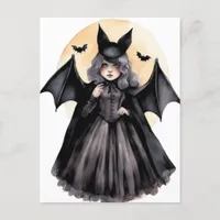 Halloween Bats Postcard