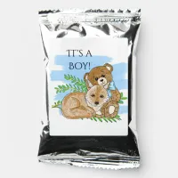 It's a Boy, Fox and Teddy Bear Baby Shower Coffee Drink Mix