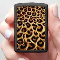 Chic leopard print  zippo lighter