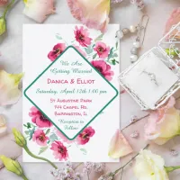 Elegant Spring Pink Floral Wedding