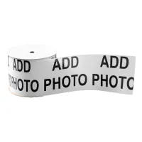 Customize Add Name Photo or Artwork Grosgrain Ribbon