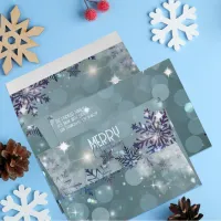 Merry Christmas Magical Winter Wonderland Envelope