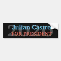 2020 Presidential Election Julian Castro Bumper Sticker