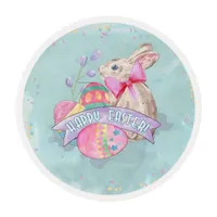 Thumbnail for Easter Bunny, Eggs and Confetti ID377 Edible Frosting Rounds