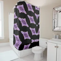 Purple Agate Abstract Shower Curtain