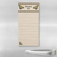 Southwestern Yellow Swallowtail Butterfly  Magnetic Notepad