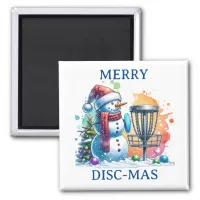 Merry Disc-mas | Disc Golf Christmas Magnet