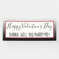 Happy Valentine's Day | Personalized Proposal Sign