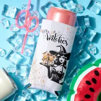 Drink Up Witches Costumes Cocktail Halloween Party Seltzer Can Cooler