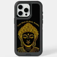 Golden Buddha Statue in Calm Setting iPhone 15 Pro Max Case