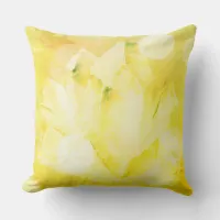 *~* Faux Crystals Citrine Yellow New Age Throw Pillow