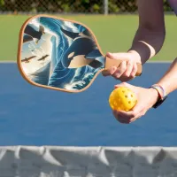 Majestic Orca: Ocean Symphony Pickleball Paddle