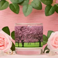 Blooming Pink Sakura Trees Scented Candle
