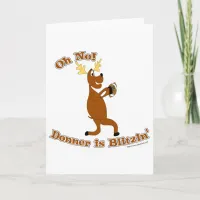 Donner is Blitzen! Holiday Card