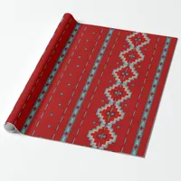 Southwest Mesas Red & Turquoise Wrapping Paper