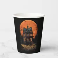 Haunted Mansion Adult Halloween Party Paper Cups