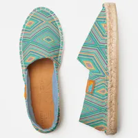 Funky Colorful Abstract Espadrilles