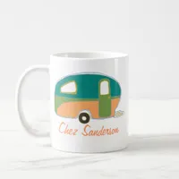 Personalized Retro Caravan Owners Mugs