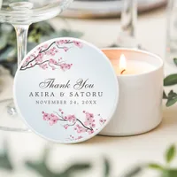 Sakura Japanese Cherry Blossom Wedding Mini Candle Favors