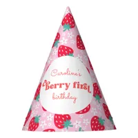 Strawberry 1st Birthday Party Berry First Party Hat