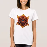 Vibrant Blossom: Bold and Elegant Floral Art T-Shirt