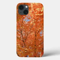 Pretty orange Fall Autumn Leaves Photograph iPhone 13 Case