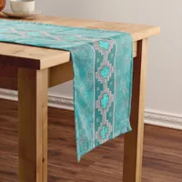 Southwest Turquoise Long Table Runner