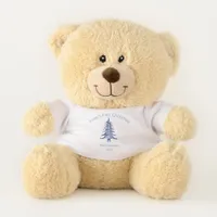 My First Christmas Dusty  blue Pagoda  Teddy Bear