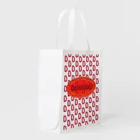 Polyester Bag - Nameplate in Red