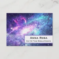 ** Universe Nebula Galaxy Cosmic Space Business Card