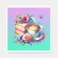 Coffee and Cake | Best Friend's Birthday Napkins