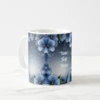 Blue Cherry Blossom Coffee Mug