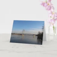 Mississippi River Burlington Iowa All Occasions Card