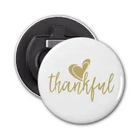 thankful heart thanksgiving bottle opener