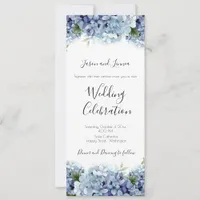 Forget-Me-Not Flowers Watercolor Elegant Invitation