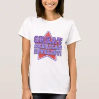 Great American Novelist Author Pride Slogan T-Shirt